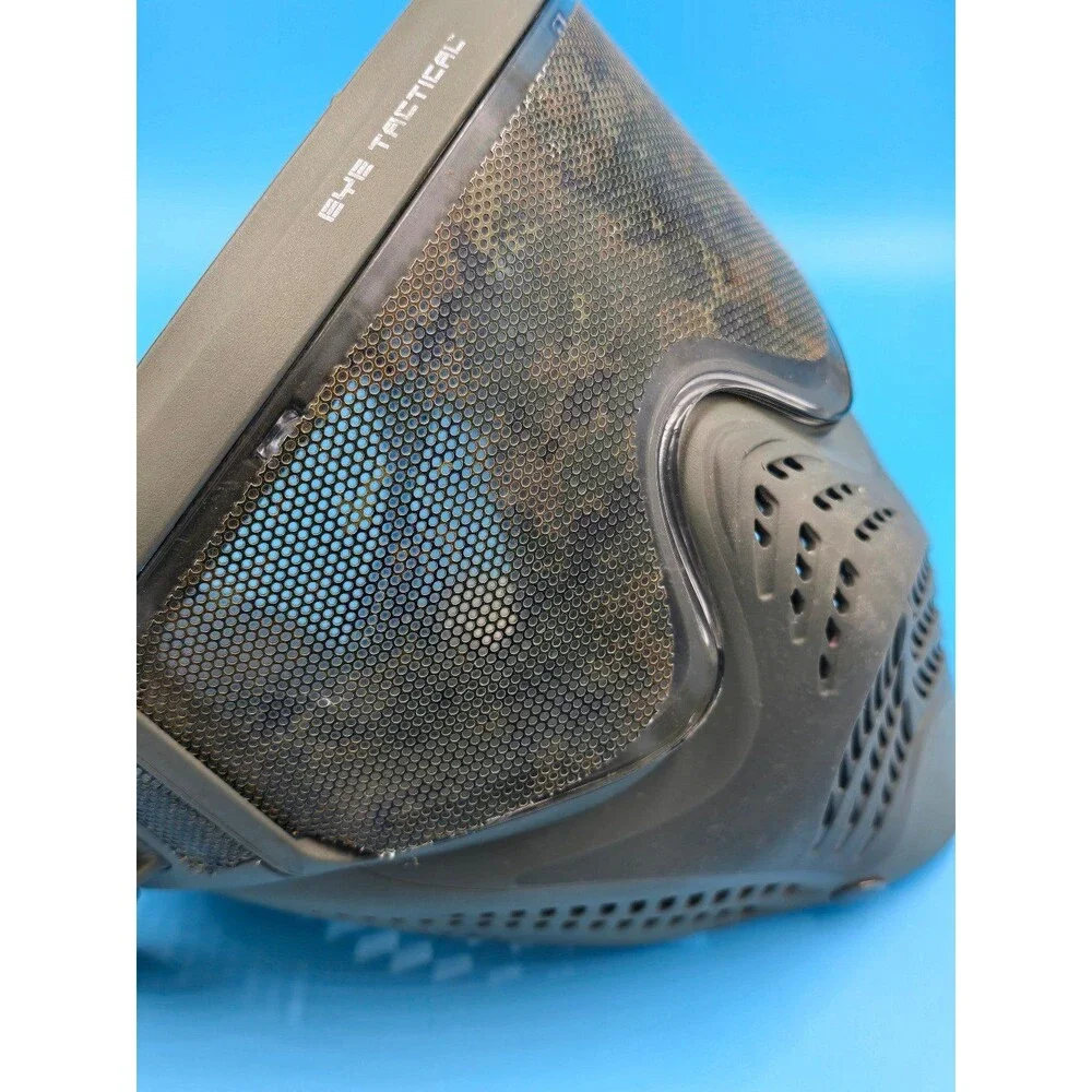 Stealth Warrior Full Face Paintball Camo Mask Eye Tactical